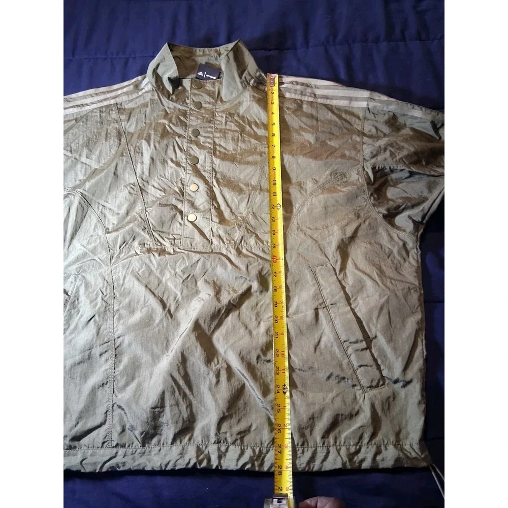 Adidas x Ivy Park Unisex Nylon‎ Metal M IVP Annorak Jacket Olive Beyonce HG0686